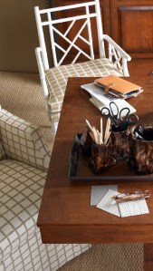 Face and reverse have been used for the pattern Venice in our Showroom.