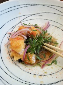 Crunchy & Delicious in a Sweet/Sour sauce.