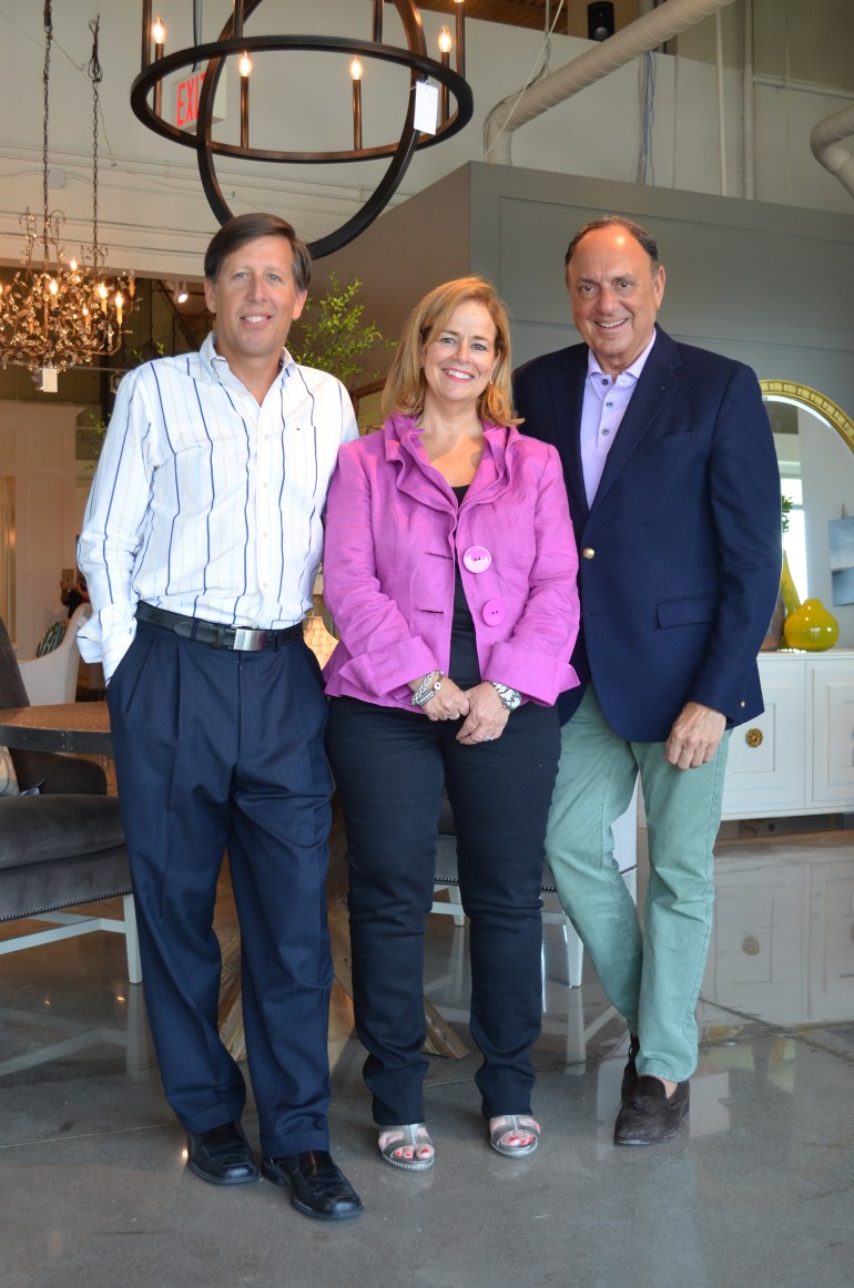 David and Glyn Austin of Cocoon Interiors Showroom.