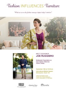 Joe Ruggiero will take his presentation to International Market Square on Sept 10th 2015