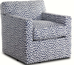 Comfort and scale. This chair performs beautifully. You "sit" into this chair not "on it."